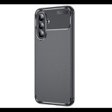 Szilikon telefonvédő (ütésállóság, légpárnás sarok, karbon minta) FEKETE Samsung Galaxy A36 5G (SM-A366) "Gigapack csomagolás" (GP-166425) (GP-166425)