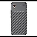 Szilikon telefonvédő (ütésállóság, légpárnás sarok, karbon minta) FEKETE Samsung Galaxy Xcover 7 (SM-G556) "Gigapack csomagolás" (GP-159144) (GP-159144)