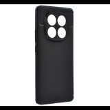 Szilikon telefonvédő (ütésállóság, légpárnás sarok, karbon minta) FEKETE Xiaomi Redmi Note 14 Pro 4G "Gigapack csomagolás" (GP-167556) (GP-167556)