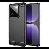 Szilikon telefonvédő (ütésállóság, légpárnás sarok, szálcsiszolt, karbon minta) FEKETE Realme GT 7 Pro 5G "Gigapack csomagolás" (GP-168062) (GP-168062)