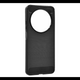 Szilikon telefonvédő (ütésállóság, légpárnás sarok, szálcsiszolt, karbon minta) FEKETE Xiaomi Redmi 14C 4G "Gigapack csomagolás" (GP-163308) (GP-163308)