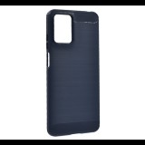 Szilikon telefonvédő (ütésállóság, légpárnás sarok, szálcsiszolt, karbon minta) SÖTÉTKÉK Motorola Moto G05 (XT2523) "Gigapack csomagolás" (GP-168070) (GP-168070)