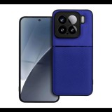 Szilikon telefonvédő (ütésállóság, mágneses, bőr hatású hátlap, csíkos) SÖTÉTKÉK Xiaomi 15 "Gigapack csomagolás" (GP-167792) (GP-167792)