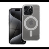 Szilikon telefonvédő (ütésállóság, MagSafe) ÁTLÁTSZÓ Apple iPhone 15 Pro "Gigapack csomagolás" (GP-153906) (GP-153906)