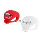 Szilikon Vízálló Bicikli Lámpa Szett Első és Hátsó Világítással