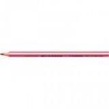 Színes ceruza, háromszögletű, vastag, STABILO "Trio", rózsaszín