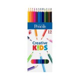 Színes ceruza ICO Creative Kids hatszögletû 12 darabos