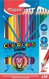 Színes ceruza készlet, háromszöglet&#369;, maped "colorpeps strong", 18 különböz&#337; szín 862718