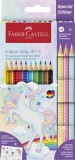 Színes ceruza készlet, háromszögletű, FABER-CASTELL Grip, 13 különböző szín, unikornis (TFC201542)