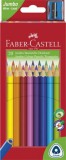Színes ceruza készlet, háromszögletű, FABER-CASTELL Jumbo, 20 különböző szín (TFC116520)