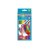 Színes ceruza készlet, hatszögletû Connect 12 klf. szín