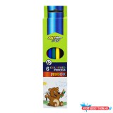 Színes ceruza készlet, hatszögletű Sky Art 6 klf. szín