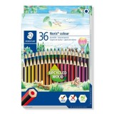 Színes ceruza készlet, hatszögletű, STAEDTLER Noris Colour 185, 36 különböző szín (TS185CD36)
