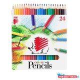 Színes ceruza készlet, hatszögletû Süni Ico 24 különféle szín