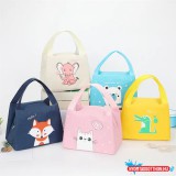 Színes cuki állatos ételhordó táska