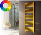 Színes design radiátor - Cordivari Anna 400x840 sárga design törölközőszárító. Rendelhető fekete piros kék sárga zöld barna lila narancs drapp színben