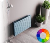 Színes design radiátor - Cordivari Sofi Horizontal HC 800x610 világos zöld radiátor fancoil. Rendelhető fekete piros kék sárga zöld barna lila narancs drapp színben