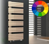 Színes elektromos radiátor - Cordivari KellyFlat Sx Blower 600x920 bézs design törölközőszárító kényszerkeringetésű radiátor 500W fűtőbetéttel