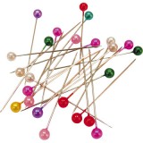 Színes fejű gombostű dobozos