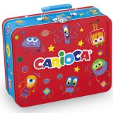 Színes filctoll szett fém dobozoban 80db-os - Carioca