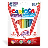 Színes filctoll szett kétféle fejjel 12 db-os - Carioca