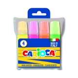 Színes fluoreszkáló szövegkiemelő szett 4db-os - Carioca
