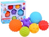 Színes Golyók Babáknak-Érzékelés Fejlesztéséhez-Masszírozáshoz-6 db-os készlet
