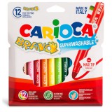 Színes maxi filctoll 12 db-os - Carioca