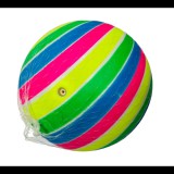 Színes mintás gumilabda 14cm többféle változatban 70345