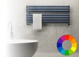 Színes radiátor - Cordivari Samira Wide 1000x300 grafitszürke design törölközőszárító. Rendelhető fekete piros kék sárga zöld barna lila narancs drapp színben