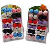 Színes rózsás fülbevaló