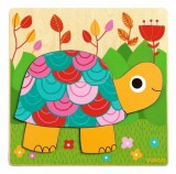 Színes teknőc kirakó - Coloured turtle - Djeco