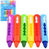 Színes Zsírkréta Fürdőkádba Rajzoláshoz-Könnyen lemosható-6 db