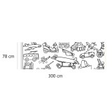 Színező tekercs 300 x 78 cm