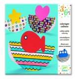 Színező vonalvezetésel - Wibbly-wobbly colouring - Djeco