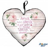 Szív alakú párna, Anyák napja, Anya, azért szeretlek