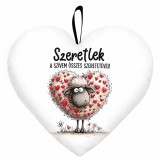 Szív alakú párna, Szeretlek a szívem összes szeretetével