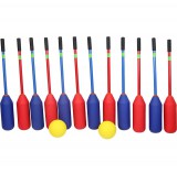 Szivacs póló szett – 12 ütő és 2 labda – Amaya