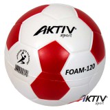 Szivacskézilabda Aktivsport 12 cm fehér-piros