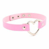 Szíves műbőr nyaklánc