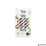 Szívószál, bambusz, egyenes, lebomló, bambusz, XL méret, 100 db, CHEEKY PANDA, vegyes színek