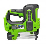 Szögbelövő gép akkumulátoros Greenworks 24V akku és töltő nélkül