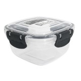 Szögletes patentzáras ételtároló 2400ml DÜ348