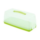 Szögletes tortatál búrával, hordozó, 15*35,5*14 cm - 0 Ft házhozszállítás!