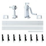 Szolártekercselő ABS alumínium csörlő 2,02-6,15m PCR04