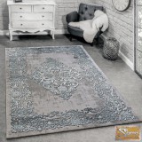 Szőnyeg barokk mintával, szürke