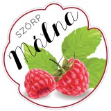 Szörp cimke Málna 5 db/csomag