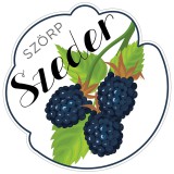 Szörp cimke Szeder 5 db/csomag