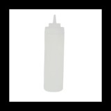 Szósznyomó palack műanyag 0,7l fehér