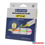 Szövegkiemelõ 1-4,6mm, vágott hegyû, Centropen 6252 neon, 4 különféle szín